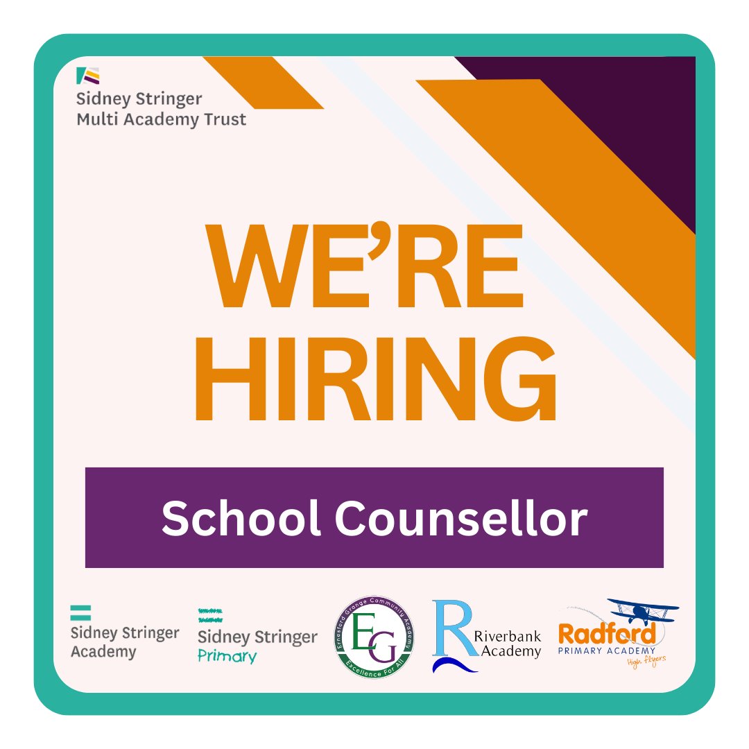 SidneyStringerA's tweet photo. ➡️ Join us at Sidney Stringer Multi Academy Trust! We have a fantastic position available for someone who want to make a difference.  🖱️Click the following link for more information and to apply online: https://t.co/Vh9uAThxNm #jobsearch #EducationMatters 📚🌟 https://t.co/9VsN7etTQg