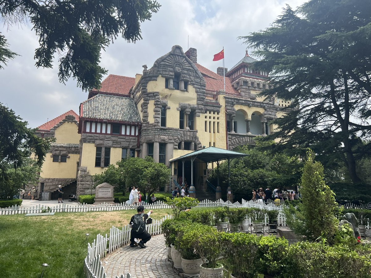 breadchen4's tweet image. 到了青岛德国总督旧址！