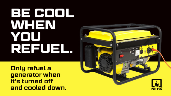 When was the last time you tested your #generator? Ensure oil is topped up, fuel is full &amp; run advance of use.

Remember these #safetytips:
- Only use in well ventilated area away from home
- Let cool down prior to refueling

redcross.ca/how-we-help/em…
#HurricaneLee #NBStorm #BeSafe