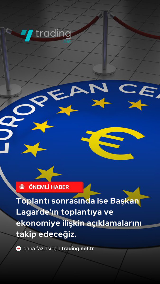 FXProtected's tweet photo. ECB Başkanı C.Lagarde’nin açıklamalarını takip edeceğiz. 

#ecb #faiz #eurusd #dax #borsa #bist100 https://t.co/lCyRDMNG9O