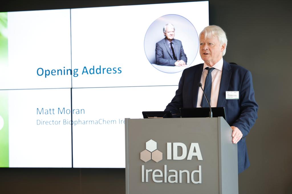 Matt Moran,Director of @BPCI takes to the floor at the BPCI conference,Where industry, government,regulators and the research community discuss the unique position of Ireland as the leading global location for the manufacture and supply of biopharmaceuticals and pharmaceuticals