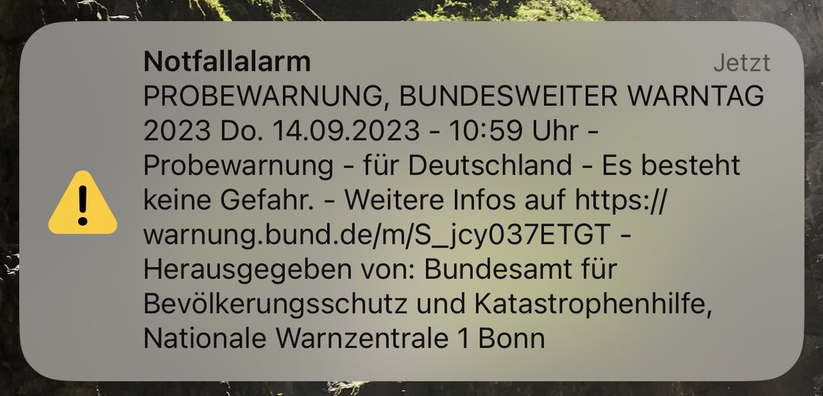 Probealarm. Und das unerwartet auf der Messe. 😳