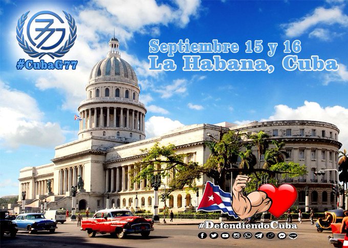 🌵🇨🇺
<a href="/BrunoRguezP/">Bruno Rodríguez P</a>: La Cumbre del #G77+#China será austera, pero con una profunda presencia d la cultura cubana y amplia participación del pueblo, q ha  contribuido con su preparación.

#G77Cuba #Cuba <a href="/DiazCanelB/">Miguel Díaz-Canel Bermúdez</a> #LasTunas #ClaridadTunera #APruebaDeTodo <a href="/ESanchezcub/">Erick Sanchez 🇨🇺</a> <a href="/ElyCuba22/">Ely Cuba</a>