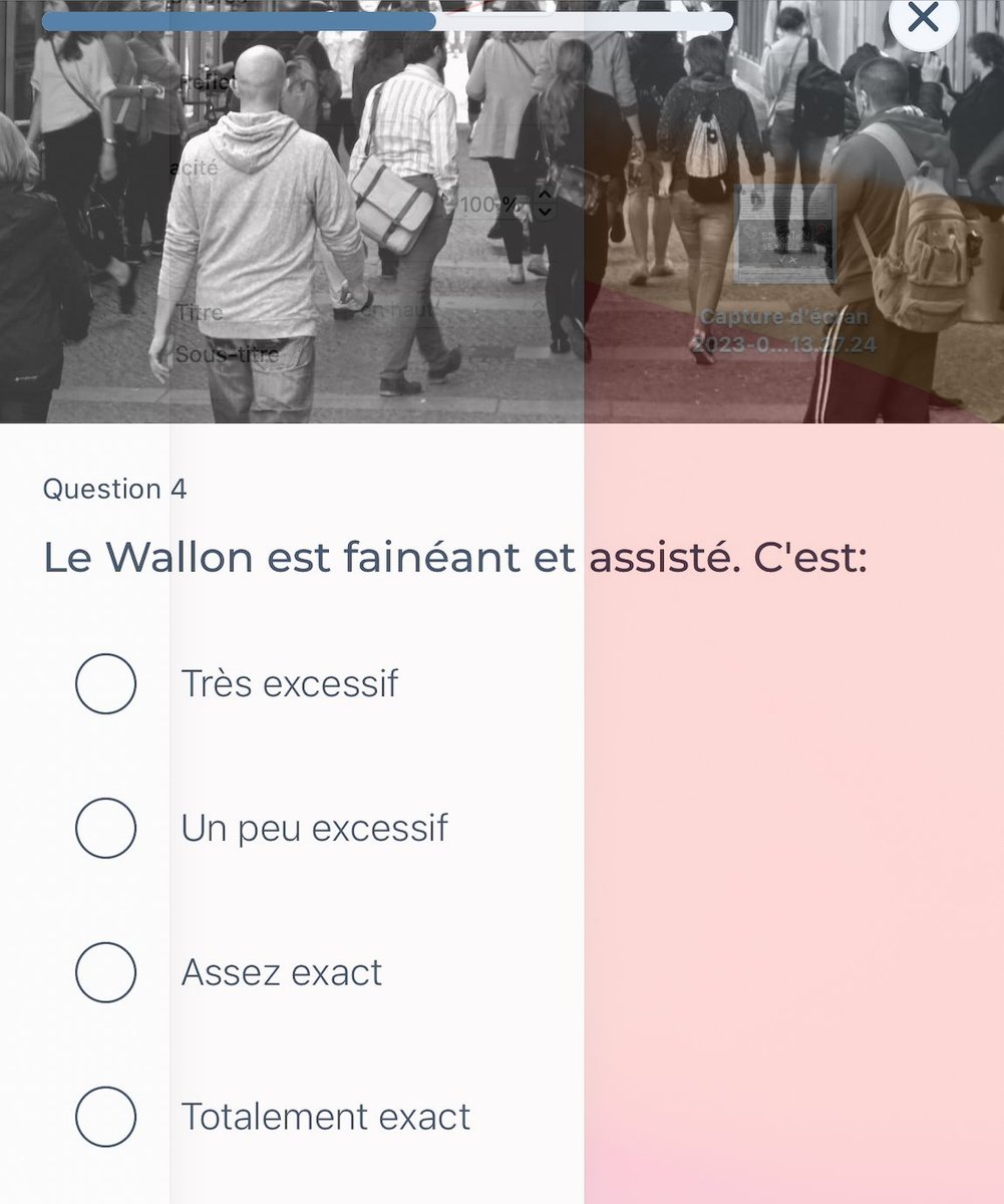 vinceflibustier's tweet image. Exercice d'esprit critique niveau 1e primaire :

Qu'est-ce qui ne va pas dans ce sondage de la RTBF diffusé dans une émission de débat politique sur la RTBF (QR)