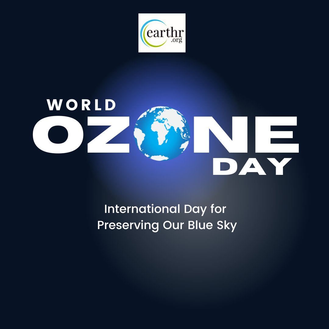 🌍🌞 Let's protect our blue planet and the ozone layer that shields us from harmful UV rays. On #WorldOzoneDay, let's pledge to Preserve Our Ozone for a healthier, brighter future! 🌱💙 #OzoneDay #ClimateAction