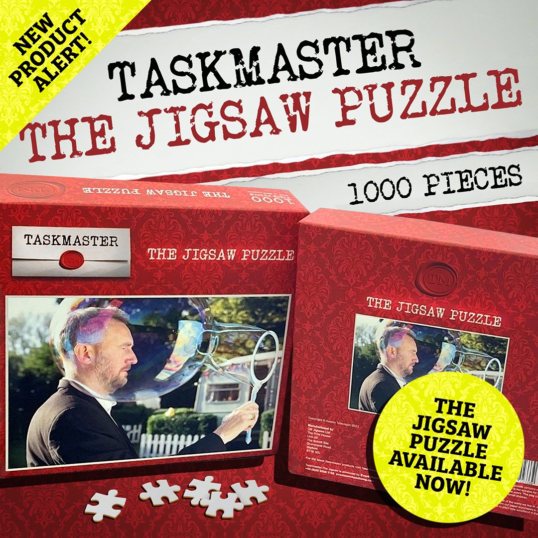 🧩NEW 🧩JIGSAW 🧩BRAND 🧩TASKMASTER 🧩OUT 🧩THE 🧩IS 🧩NOW! Piece it all together at the Taskmaster Store. taskmasterstore.com/products/taskm…