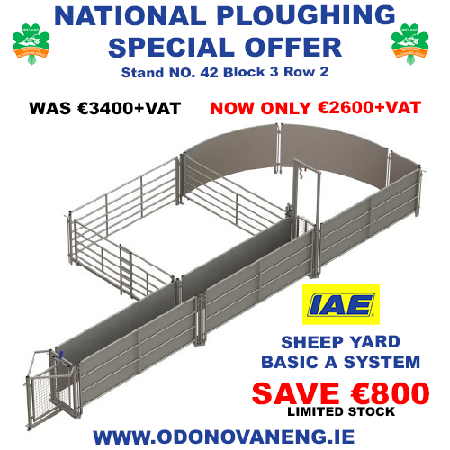 Come visit us at National Ploughing Championships Stand 42 Block 3 Row 2 and check out our OFFERS on a range of IAE Equipment. We look for to seeing you all! #farming #irishfarmers #sheepfarming #showtime <a href="/IAE1969/">IAE1969</a>