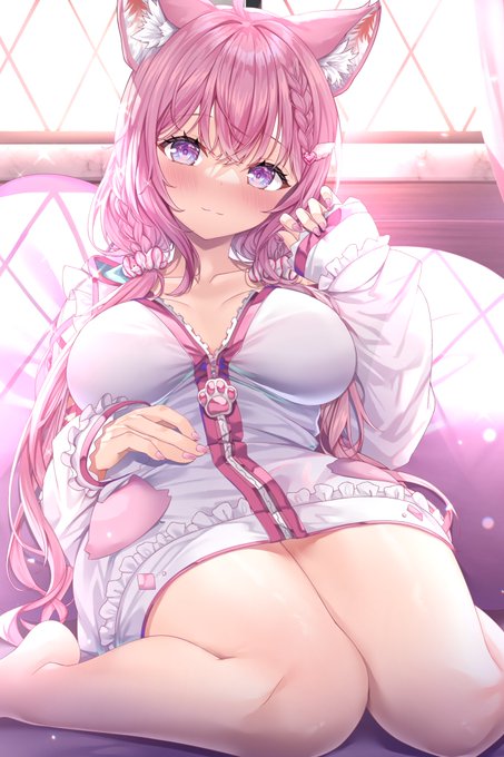 おさげこよちゃんフード脱ぎ&笑顔差分🧪
#こよりすけっち 