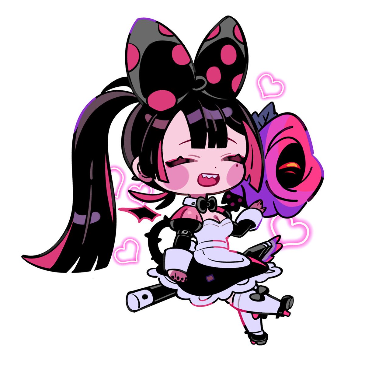 「デフォルメ絵も描いた #SD絵 #デフォルメ」|形状😈のイラスト