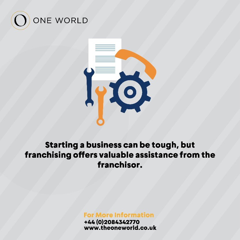 TheOneWorldUK's tweet photo. 🗝️ Unlock the Entrepreneurial Dream with Franchising! 

📲 Call us for a consultation on - 02084342770

#theoneworld #businessexpansion #businessgrowth #franchise #relocation #growth #franchisebhsiness #consultation #openopportunities https://t.co/0PHlBlmMvw