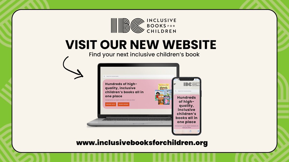 IT'S LAUNCH DAY!!! 🚀

Introducing Inclusive Books for Children, and our easy-to-use website with loads of book recommendations, reviews &amp; curated lists from our expert team. 

Discover all we have to offer on our shiny, new site:  inclusivebooksforchildren.org 

#ChooseInclusiveBooks