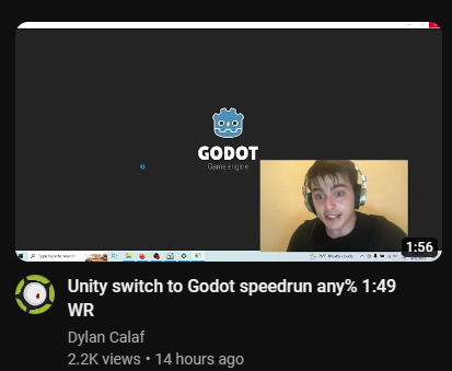 BoxaDev's tweet photo. You guys aren't holding back on the memes 😂

#unity   #gamedev #Godot https://t.co/vITSHnfceu