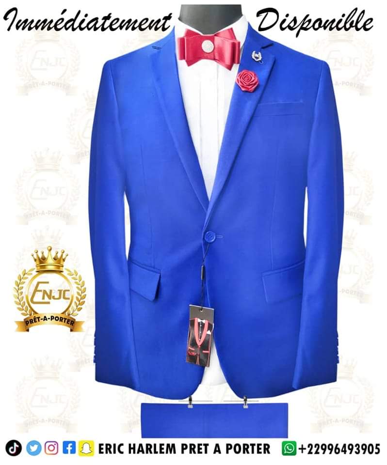 eric_harlem2's tweet photo. #beau_costume Avec ce COSTUME HOMME COULEUR BLEU ROYAL 2 PIÈCES (disponible aussi en 3 pièces) de qualité professionnelle, vous serez vraiment élégant et fascinant -Tissu de haute qualité et bien cousu, longue durée de vie, confortable à porter. ☎️🇧🇯 96493905 https://t.co/ZoGOzbk52V