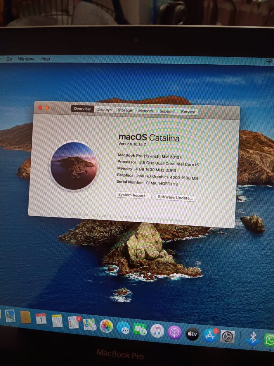 ihiyy__'s tweet image. WTS Macbook Pro 13"

MacOS Catalina
Mid 2012, 13,3" inch layar
intel core i5
2,5 GHz
memory 4gb 
storage 500 gb
WiFi, Kamera, unit normal aman jaya no kendala. siap cek sepuasnya. jkt and bandung only

085834150314

#macbook #macbooksecond #laptopsecond #macbookjakarta