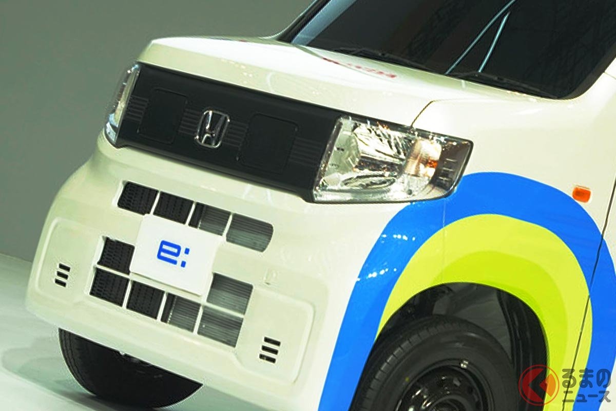 jpauto247's tweet photo. ホンダ「新型軽バン」実車を初公開！ 100万円台で日本発売か!? 「新型商用車」の先行披露に期待の声が続々！ 尼で実証開始

#ホンダ #NVAN #EVPHEV #商用車 #新型車 #軽自動車 https://t.co/pBoayQd7Kj