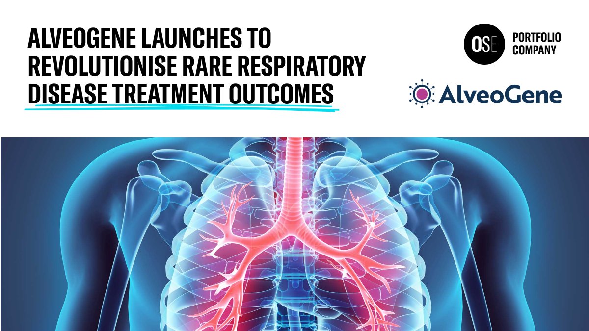 Excited to announce our investment in AlveoGene, a company launched to develop unique inhaled gene therapies for people suffering from rare respiratory disorders. Full announcement details: shorturl.at/pAP16