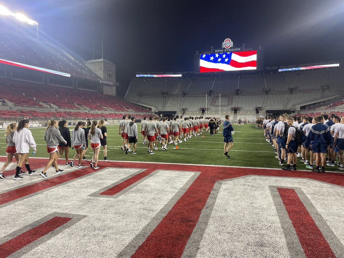 Bcon249's tweet photo. 🇺🇸 Honoring Our Heroes 🇺🇸
 Tri-Service 9/11 stair climb was truly inspiring! We extend our heartfelt thanks to everyone who joined us, including @OhioState, @OhioStAthletics , @OSUWexMed, @OHNationalGuard , @ColumbusFireEMS , @ColumbusPolice , and many others. https://t.co/oxMdUZQM0p
