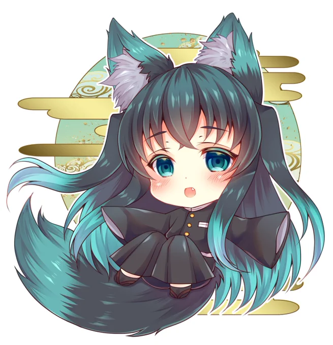 お狐むいむいのアクリルブロックできました!&BOOTH通販開始しました印刷綺麗だしブロックならではのボリューム感がいいかんじなのでぜひお手に取っていただきたいです  