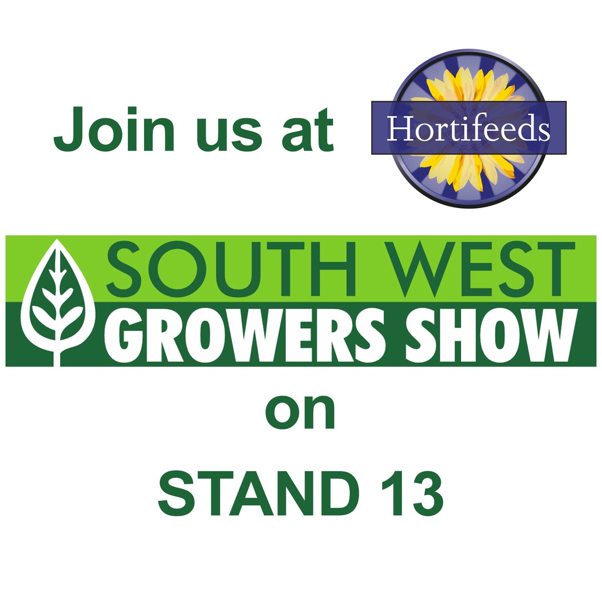 Hortifeeds's tweet photo. Join #Hortifeeds at @SWgrowersshow onWednesday 4th October, Matford Centre, Exeter! we will be waiting for you on stand 13 🌞🌱

#horticulture #agriculture #wetter #fertiliser #fertilizer #soil #soilhealth https://t.co/F0mlTirBI7