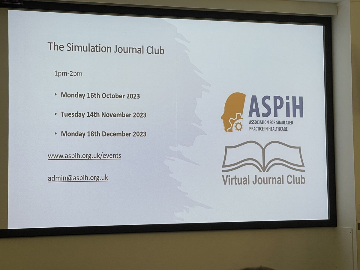 Dates for ASPiH journal club- sign up! Don’t need to be member to come along 1-2pm…. ⁦@shalf79⁩ ⁦@DunsmoreAgata⁩ ⁦@HiJanehislop⁩