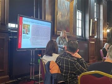 A huge thanks to Heather Crozier, Integrated Place Leader for Lancashire North, for coming to talk to us this morning. An enlightening talk on the work and aims of the Lancashire Place-Based Partnership.