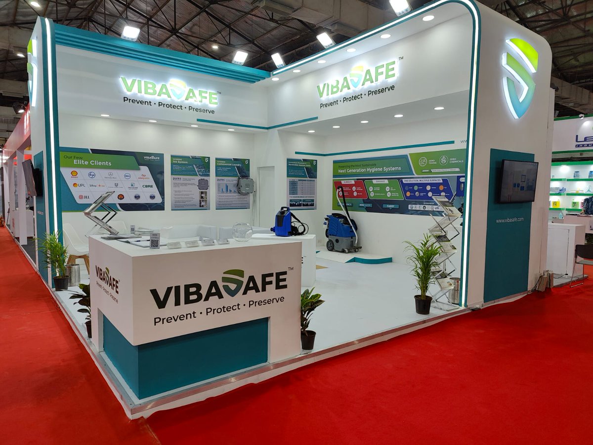 vibasafe's tweet photo. Off to a great start!
at the Clean India Show, Mumbai.
Visit our Stall and experience Chemical-free Cleaning and the most Hygienic solution.
We share a few glimpses from the Vibsafe booth (E-15).
#vibasafe #cleanindiashow #chemicalfree #hygienic https://t.co/vMu42W25Vh