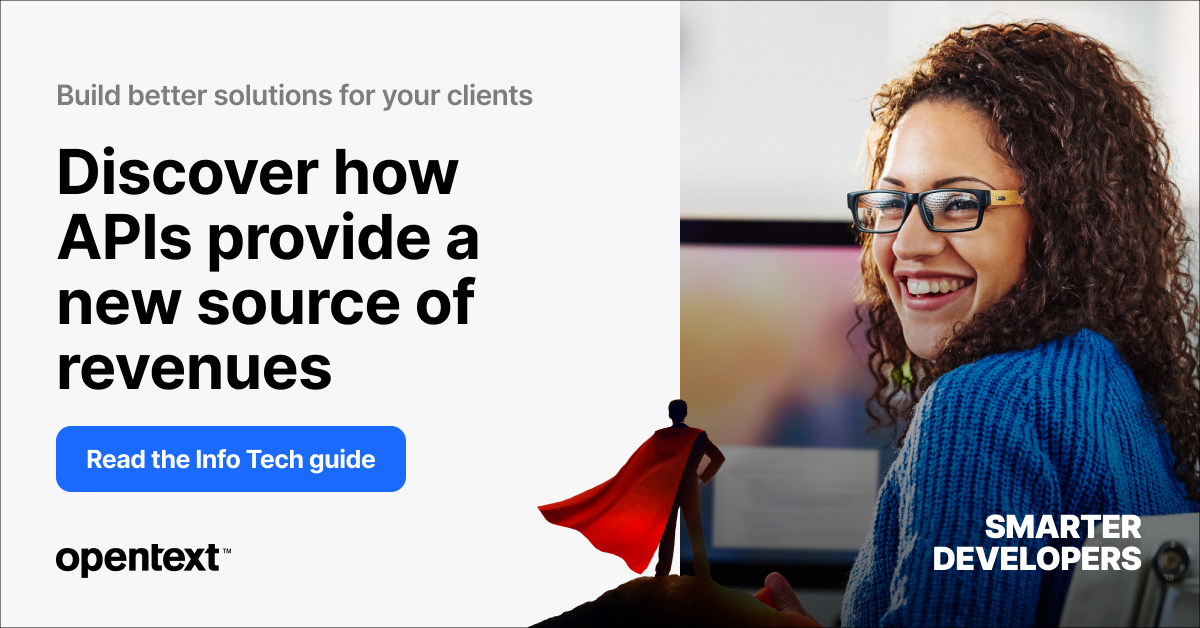 Struggling to deliver the custom applications clients expect? Discover how cloud API services can streamline and enhance application development. opentext.com/solutions/buil…