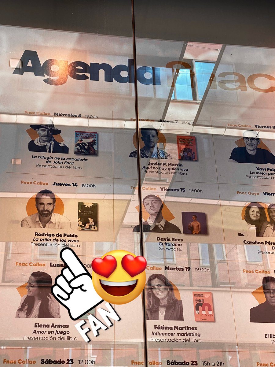 Jesús Ruiz (@jruiz8888) on Twitter photo ¡Ojo! Pasas por <a href="/Fnac_ESP/">Fnac España</a> Callao y te anuncian que Don <a href="/rodrigodpablo/">rodrigo de pablo</a> va a estar hoy presentando libro. Así que ya sabéis… 📖👏🏻 ¡Ojo! Pasas por <a href="/Fnac_ESP/">Fnac España</a> Callao y te anuncian que Don <a href="/rodrigodpablo/">rodrigo de pablo</a> va a estar hoy presentando libro. Así que ya sabéis… 📖👏🏻