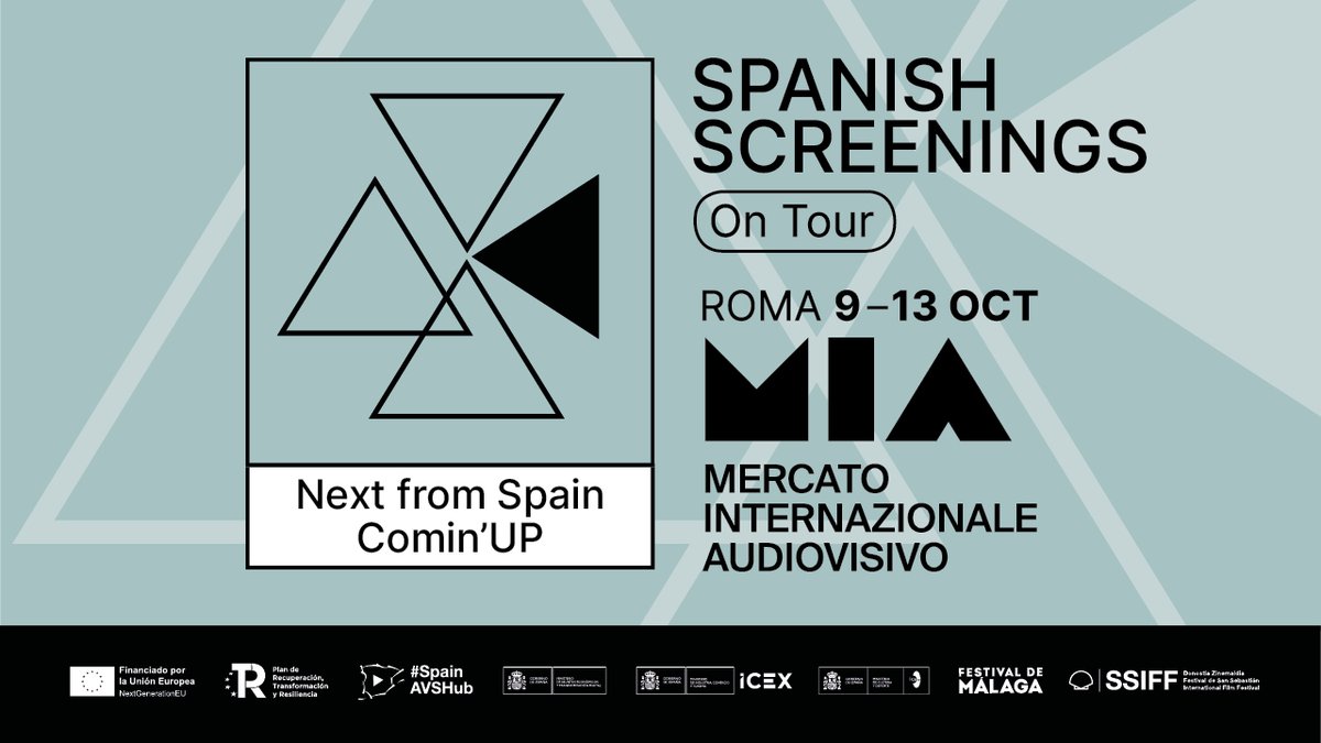 Spanish Screenings (@spscreenings) on Twitter photo ES | 📈 Los nuevos éxitos que se estrenarán en 2024 tienen su espacio en #SpanishScreeningsOnTour2023 dentro de #NextFromSpain dentro de la sección Comin'UP.
🎥 Se proyectarán 12 trailers con la presencia de sus agentes de ventas en <a href="/MIAmarket_Rome/">MIA | Mercato Internazionale Audiovisivo</a>: 🧵👇 ES | 📈 Los nuevos éxitos que se estrenarán en 2024 tienen su espacio en #SpanishScreeningsOnTour2023 dentro de #NextFromSpain dentro de la sección Comin'UP.
🎥 Se proyectarán 12 trailers con la presencia de sus agentes de ventas en <a href="/MIAmarket_Rome/">MIA | Mercato Internazionale Audiovisivo</a>: 🧵👇