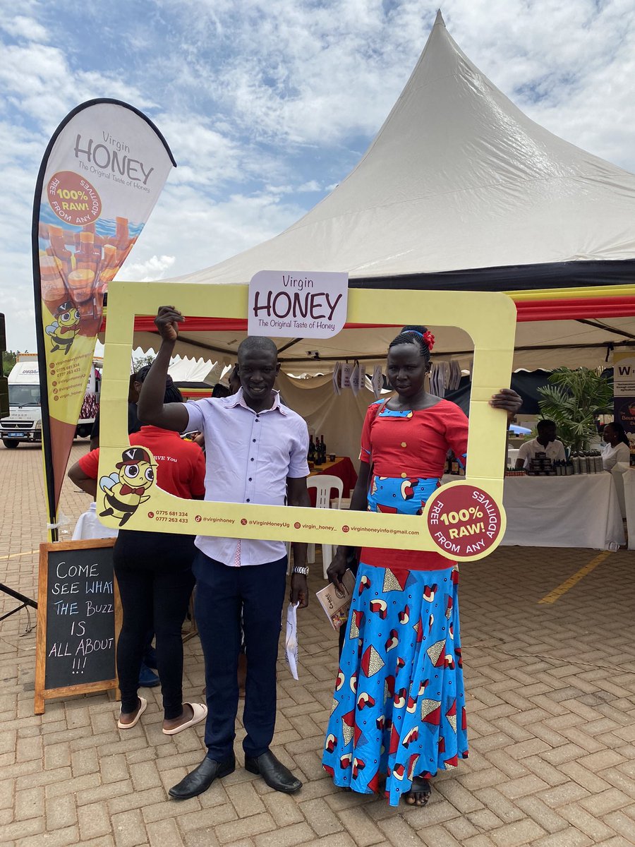 Sweet moments and memories at the honey week!!!
Hive never had so much fun! Thanks to all our amazing customers.🥰❤️🌼🐝 

 #HoneyWeekMagic #BuzzingWithJoy #rawhoney #exportquality #Uganda #Africa #purehoney #virginhoney #honeyweek