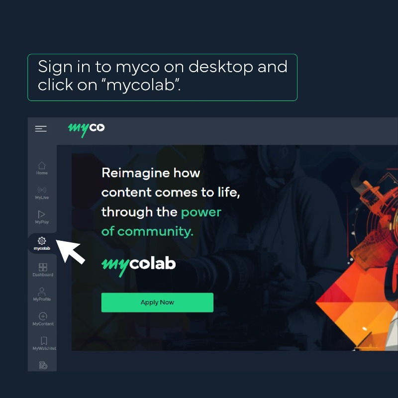 myco_io's tweet photo. Turn Your Dream Project into Reality with mycolab! 🌟 Ready to embark on a creative journey? Swipe through to learn how to apply and bring your vision to life step by step. Your dream project awaits! ✨

#mycolab #Dreamintoreality
