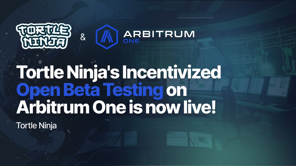Tortle Ninja's Incentivized Open Beta Testing on <a href="/arbitrum/">Arbitrum</a> one is LIVE! 🧑‍🚀

Let's get started on Discord – come join us here: discord.gg/tortleninja

Need help getting started? This link provides a step-by-step guide: medium.com/@tortle-ninja/…

#betatester #DeFi #ARBITRUM