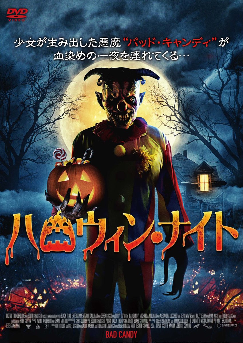 吹き替えで出演いたしました『ハロウィン・ナイト』のDVDが発売となりました！
この時期にぴったりのホラー映画です。
デス役ほか何役かやらせていただきましたのでぜひ探してみて下さい！