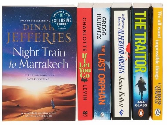At last I can say how thrilled & delighted I feel that #NightTrainToMarrakech has been picked for the #RichardAndJudyBookClub 'A complex, beautifully woven story with deeply engaging characters.' Judy. @WHSmith An honour to be chosen a 3rd time. @HarperFiction @LittleHardman