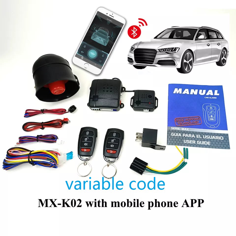 The anti-theft code changes every minute. Have you seen this model of car alarm?It keeps your car safe