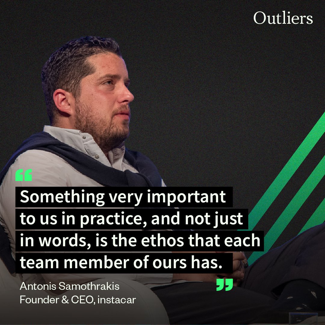 Have you listened to our special Outliers Podcast episode that was recorded at Panorama with Antonis Samothrakis Founder &amp; CEO at instacar? 👀 

Tune in here: lnkd.in/duhzKUAQ