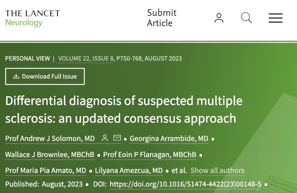 neurochecklists's tweet photo. We have just updated our MS differential diagnosis checklist with this paper https://t.co/IE5aYuZKbM https://t.co/wFfzWti0EN
