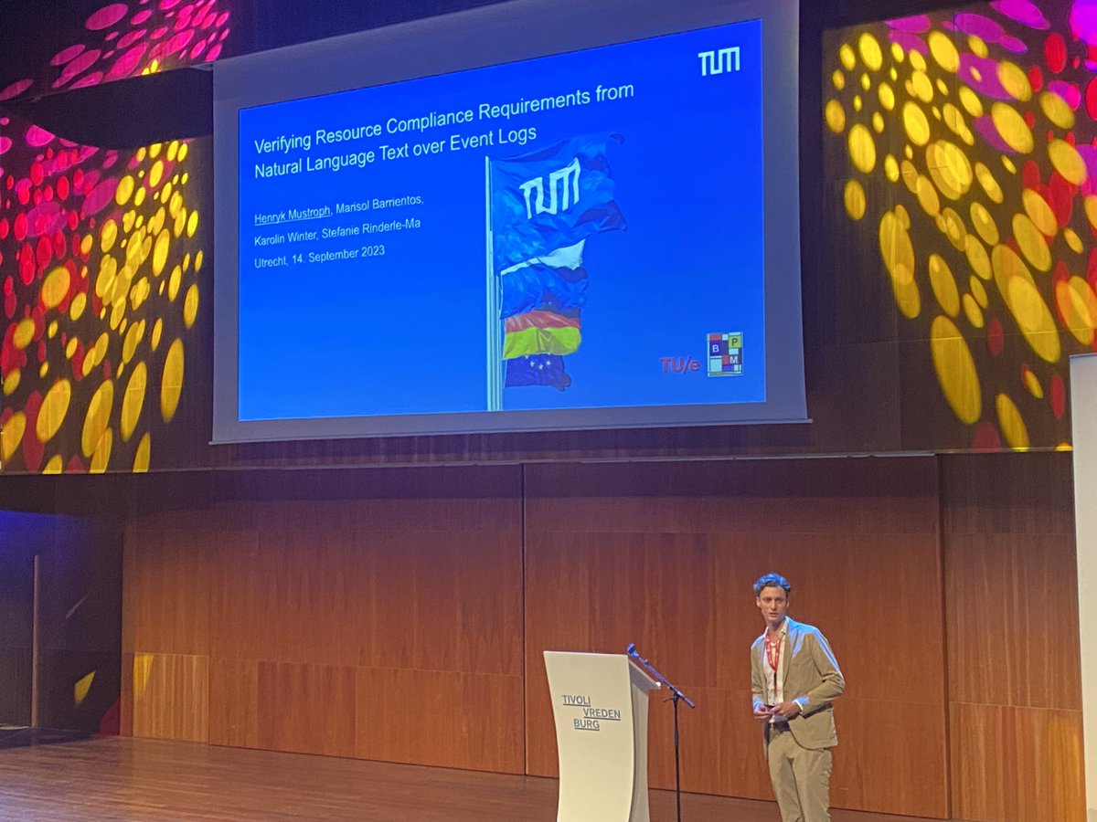 Stefanie Rinderle-Ma (@srinderlema) on Twitter photo Henryk presenting our work on compliance verification of textual resource requirements directly over event logs using LLMs at <a href="/BPMConf/">BPM Conference</a> #BPM2023 <a href="/is_bpm_tum/">is_bpm_tum</a> <a href="/WinterKaro/">Karolin Winter</a>
link.springer.com/chapter/10.100… Henryk presenting our work on compliance verification of textual resource requirements directly over event logs using LLMs at <a href="/BPMConf/">BPM Conference</a> #BPM2023 <a href="/is_bpm_tum/">is_bpm_tum</a> <a href="/WinterKaro/">Karolin Winter</a>
link.springer.com/chapter/10.100…