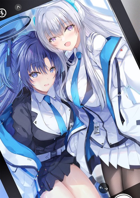 ユウカとノアの隙間に挟まりたい絵👍
#ブルアカ 