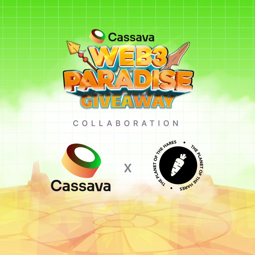 0xhares's tweet photo. 🌟 Exciting Collaboration Alert! 🌟

We are thrilled to join forces with @CassavaNetwork Web3 Paradise for an incredible partnership and a chance to win big! 🎉🔥

🎁Reward: 100 Cassava Avatar WLs & 10,000 wHAC
Finish the tasks to join👉https://t.co/nCn5QVwGLe

#CassavaWeb3Paradise #giveaway #airdrop #Web3