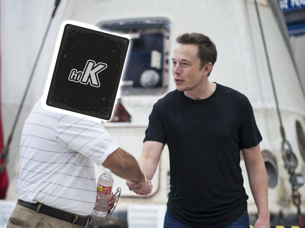 rebaseking's tweet photo. Sup y'all! Elon Musk has just invited us to his party. 😳🥳@elonmusk https://t.co/rAM7CUANwb