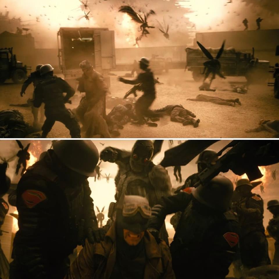 solomonlagok's tweet image. #DCUCine: Fueron necesarios dos ejércitos para detener a Batfleck en el futuro Knightmare, los soldados de Superman y los Parademons de Darkseid.

¡Una verdadera fuerza imparable! Bueno, casi imparable 👀

#BatmanVSuperman #Batman #Batfleck #Knightmare #DCFilms