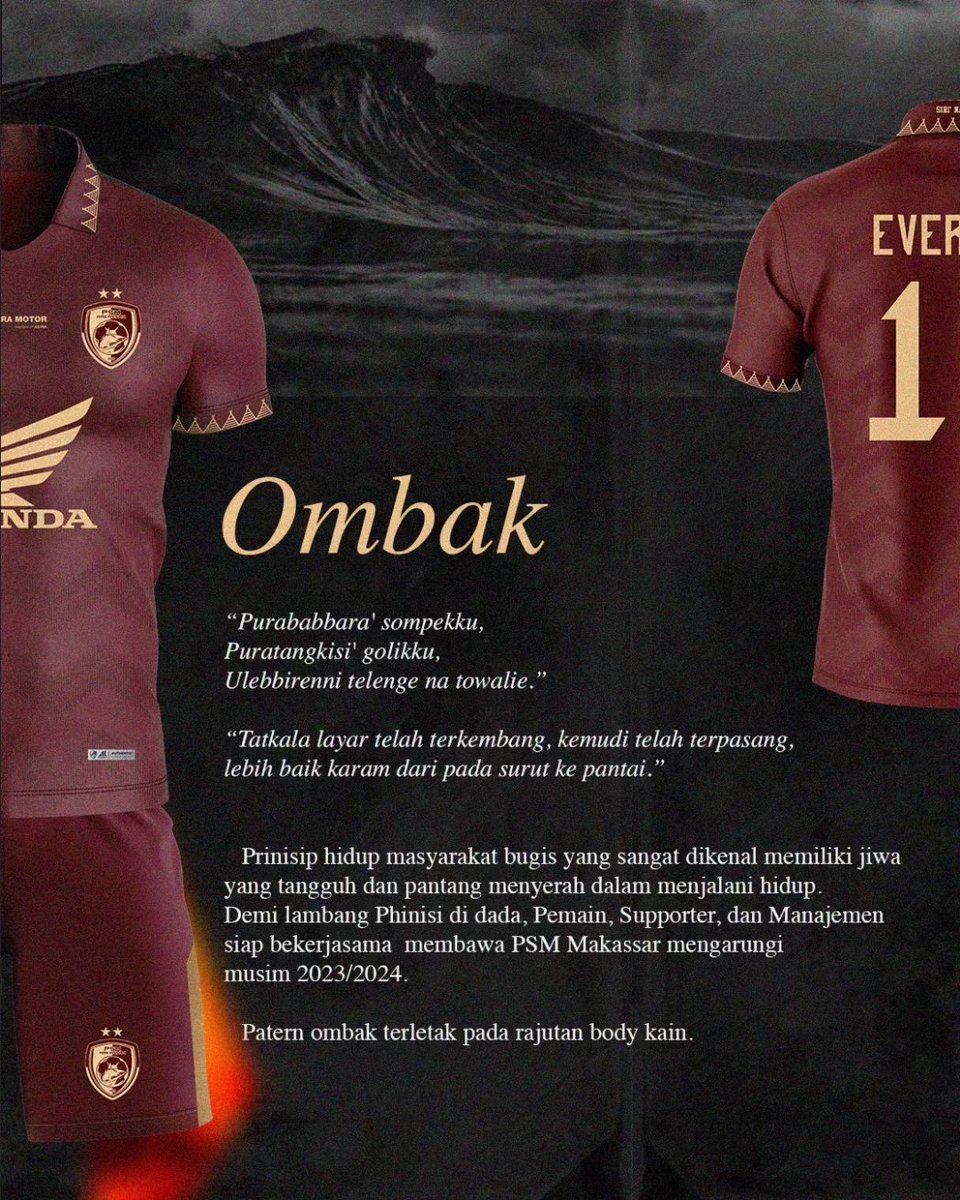 PSM_Makassar's tweet photo. Hallo guys! ๐
Official teaser product knowledge Jersey PSM 2023/23 โญโญ
Sorry buat kalian menunggu, save your money to keep this freakin' great stuff guys! ๐ฅโจ
Tojeng mi ini, dijual mi minggu ini pokok na' ๐ค
#Rewako #JerseyPSM #EwakoPSM https://t.co/Hx4GbufMgt
