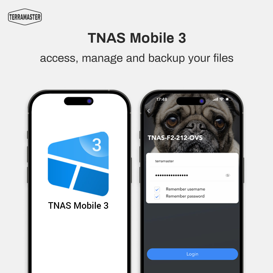 TerraMasterUS's tweet photo. Experience the most user-friendly and powerful Mobile app newly launched by TERRAMASTER
With the data stored in the 2-bay NAS server F2-212, you can access, manage and back up your data via TNAS Mobile 3 anytime anywhere!
More info: https://t.co/vd0jK9P1nW
#TerraMaster #NASserver https://t.co/HMQkfpAmnN