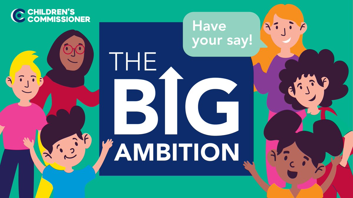 Our schools are taking part in #TheBigAmbition, a new campaign by the @ChildrensComm that encourages children and young people to help shape the decisions that will impact their lives and learning. Take part to ensure that children's voices are heard: bit.ly/3Ro2Vnt