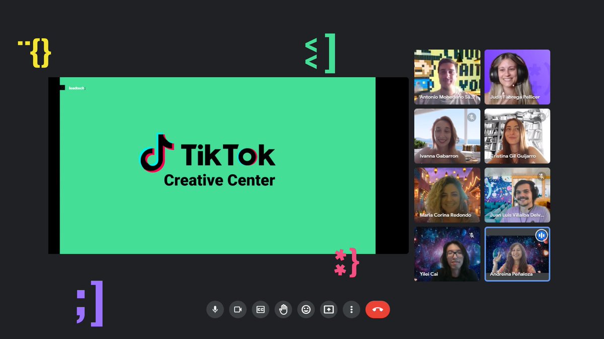 leadtech_social's tweet image. Los/as leadtechers de Social y Reputación nos dejaron entrar en su “meet”, donde profundizaron en TikTok y todas las ventajas que esta red social puede ofrecer. 🚀

¿Qué red social es tu favorita? 🤳🏼

#SharedKnowledge #Leadtech #Talent