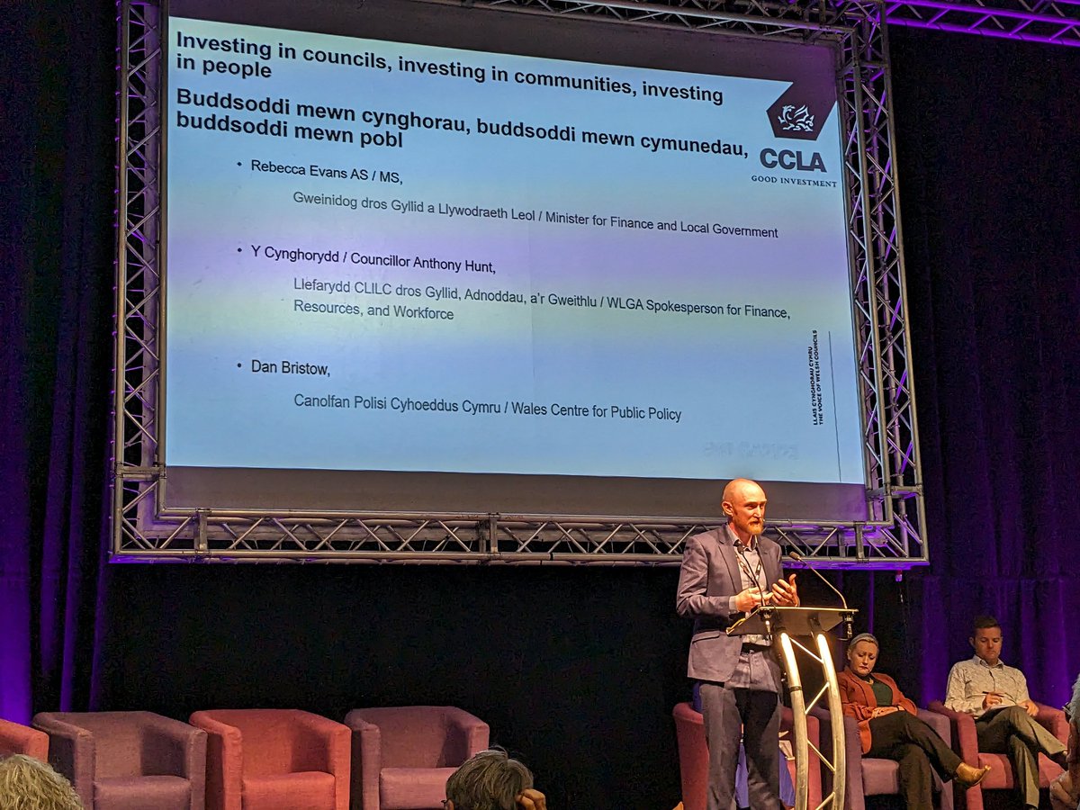 JanineDowning's tweet photo. Dan Bristow @WCfPP being clear on the need for genuine collaboration to build trust between community and public services. It's an investment worth making #WLGA2023 https://t.co/l7aYmj8MwZ