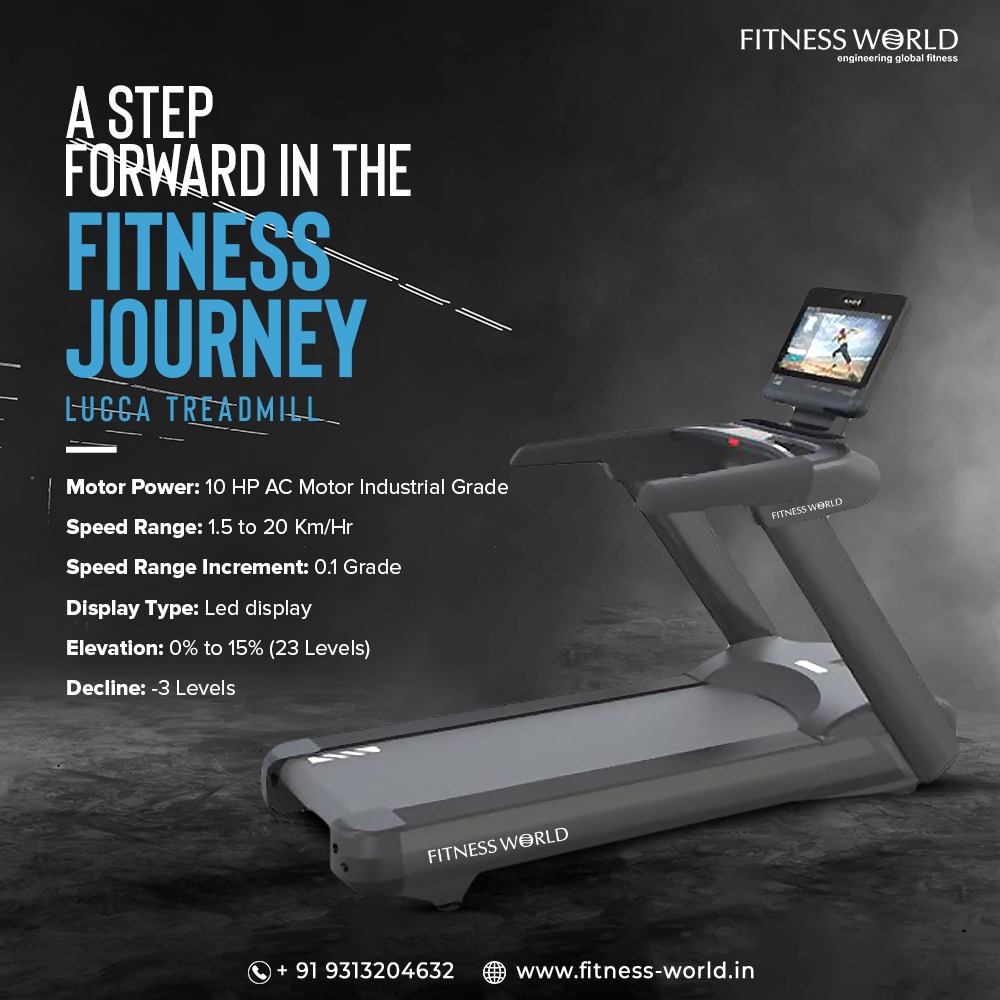 Introducing the LUGGA TREADMILL by Fitness World - a monumental stride in the fitness realm!  Elevate your gym's fitness game with Fitness World's LUGGA TREADMILL today!

#fitness #treadmill #running #tech #fitnesstech #fitnessmodel #fitnessjourney