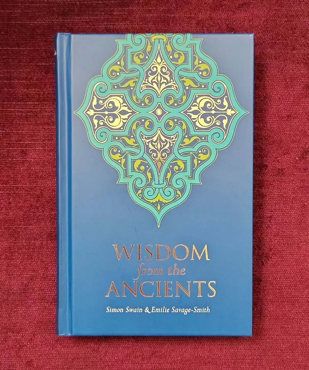 Happy publication day to Wisdom from the Ancients, a beautifully packaged collection of 400 sayings, riddles and aphorisms from the ancient and medieval world. Wisdom is the nourishment and adornment of the soul. - Ibn al-Ṣāʾigh al-ʿAntarī