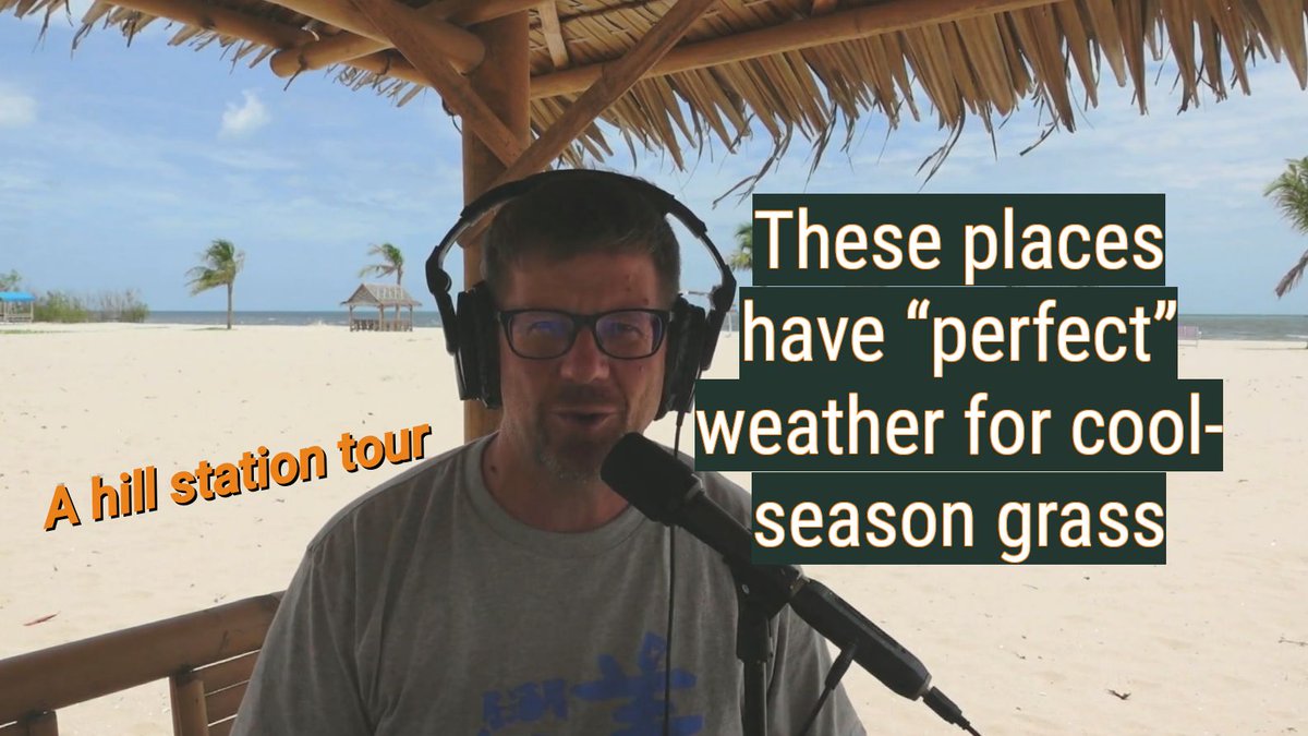 New #ATC2x episode

Podcasts: share.transistor.fm/s/e67d7a7a
Video: youtu.be/ihK_nc9lMk4

I take a look at the very interesting phenomenon of places in the world that have 365 days of high GP for cool-season grass, and discuss the grasses that grow at those locations.